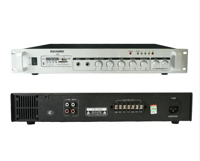 Amplificatore di potenza di tensione 1.5U sistema di amplificazione Pa Mono Audio 180w miscelazione amplificatore usato