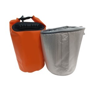 2022ถุงเก็บความเย็นพีวีซีสำหรับตกปลาและตั้งแคมป์1L-3L กระเป๋าเก็บความเย็นสายสะพายไหล่ยาวเสริมแรงสำหรับปีนเขา - Product Image 6