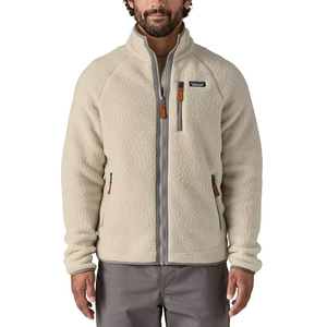 Áo khoác mùa đông nam chất liệu lông cừu, lót lông <span class=keywords><strong>Sherpa</strong></span>, màu trơn, có túi, thiết kế khóa kéo, có thể tùy chỉnh theo nhà máy - Product Image 3