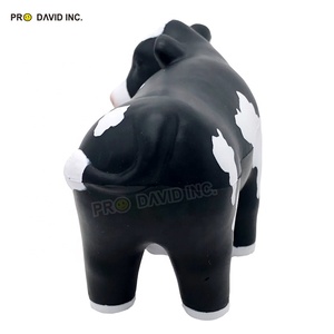 Logo Custom PU Stress Relief Foam Milch Cow Shape Anti Stress <b>Ball</b> <b>Squeeze</b> Toys Promotional Toy for Kids - Product Image 4