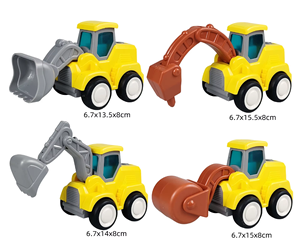 <span class=keywords><strong>Dessin</strong></span> <span class=keywords><strong>animé</strong></span> <span class=keywords><strong>pelle</strong></span> route rouleau bulldozer modèle <span class=keywords><strong>Mini</strong></span> Construction camion jouet pour garçons matière plastique presse Scoote Configuration niveau - Product Image 3