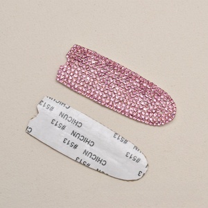 Autocollant en feuille de maille de diamant strass auto-adhésif pour emballage de <span class=keywords><strong>tube</strong></span> de rouge à lèvres avec logo en strass cristal certifié Oeko-Tex - Product Image 3