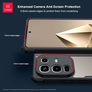 <span class=keywords><strong>XUNDD</strong></span> สำหรับ infinix Note 50 Pro + 50X/ร้อน50/สำหรับ tecno camon 40 pro/ 40 PREMIER back เคสใสกันกระแทก PC + TPU - Product Image 2