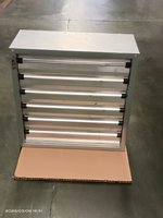 Ventilateur d'extraction mural à entraînement direct VFans en acier galvanisé 220V, puissant ventilateur axial industriel pour entrepôt