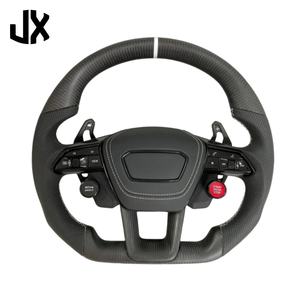 <span class=keywords><strong>Volante</strong></span> de fibra de carbono para <span class=keywords><strong>Audi</strong></span> A3 A4 A5 A6 A7 Q3 Q5 Q7 <span class=keywords><strong>Volante</strong></span> totalmente perforado <span class=keywords><strong>Volante</strong></span> de fondo plano Campaña - Product Image 6