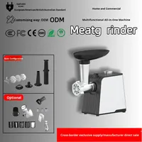 Hachoir à viande et presse-agrumes multifonctionnel en acier inoxydable électrique, usage domestique et commercial