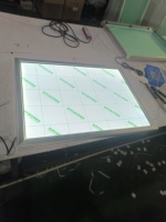 Cadre LED RGB blanc pour affiche de film A1 A2 A3 24x36 24x48, profil en aluminium, cadre à clipser LED, boîte à lumière LED pour affiche