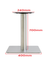 Pieds de table basse ronds et carrés personnalisés, démontables et soudés, installation facile, base de table à café ou à manger robuste