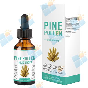 Extrait de pollen de pin en gros, marque privée OEM/ODM, gouttes liquides, complément alimentaire pour hommes et femmes, soutien hépatique, booster d'énergie - Product Image 2