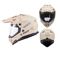 Casque de moto intégral LS2 MX702 anti-buée à double visière pour hommes et femmes, toutes saisons, état neuf, matériau ABS