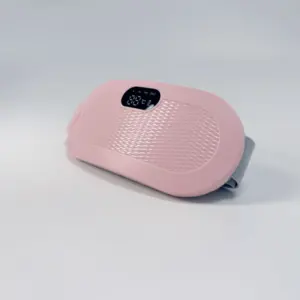 Almofada de aquecimento elétrica inteligente para cólicas do período, cinto de massagem vibratório abdominal para meninas e mulheres, cuidados de saúde