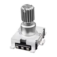 Encodeur rotatif EC11 avec bouton-poussoir 0,5 mm/1,5 mm, 16 impulsions, 16 positions, encodeur rotatif EC11 à ressort avec autobloquage