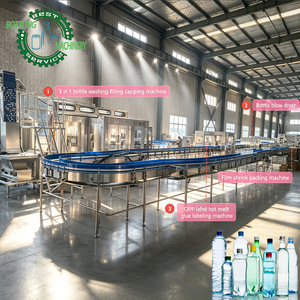 Línea de Embotellado de Agua CGF50-50-15, Máquina de Llenado de 24000 BPH para Botellas de PET, Ayuda a los Distribuidores a Crear Marcas Competitivas - Product Image 1