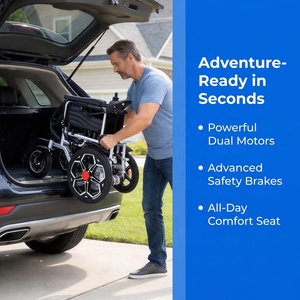 <span class=keywords><strong>Fauteuil</strong></span> <span class=keywords><strong>roulant</strong></span> électrique pliable en acier au carbone, moteur 500W, <span class=keywords><strong>fauteuil</strong></span> électrique <span class=keywords><strong>léger</strong></span> avec batterie 24V, joystick intelligent pour personnes âgées <span class=keywords><strong>et</strong></span> handicapées - Product Image 3