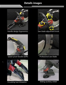 Machine de découpe de béton portable en Chine pour l'entretien des routes et le rainurage Produit de haute qualité d'un fabricant réputé - Product Image 3