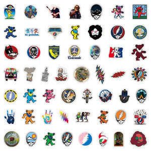 50 autocollants graffiti imperméables, autocollants décoratifs DIY pour bagages, <span class=keywords><strong>casque</strong></span>, décoration extérieure de voiture - Product Image 4