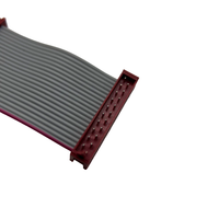 Câble ruban plat personnalisé avec câble plat flexible de type micro-match rouge de 1.27mm 2.54mm Câble plat de type micro-match