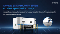 CNC 5 axes aluminium 3d Machine de découpe en acier inoxydable 5 axes à vendre