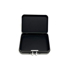 Factory Custom Black Metal-cigar-<b>tins</b>-wholesale Rectangular Metal <b>Tin</b> Box 80x58x20mm <b>Storage</b> Metal Unique Packaging CR <b>tin</b> box - Product Image 6