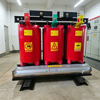 Transformateur sec monophasé/triphasé en résine moulée, direct usine, 10 kV 480 V/0,4 kV, capacité personnalisée, bobinage en cuivre, ignifuge