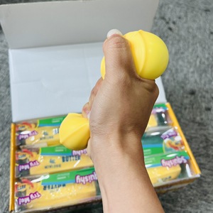 ของเล่นบีบเนยแท่งขนาดเล็ก 4 ออนซ์ 11*3.5 ซม. ของเล่นคลายเครียด TPR แป้งเนยบีบคืนรูปช้า พร้อมที่วางโชว์ - Product Image 3
