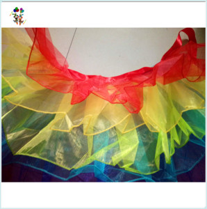 Jupes <span class=keywords><strong>tutu</strong></span> hawaïennes <span class=keywords><strong>pas</strong></span> chères pour femmes adultes, déguisement de fête, couleurs arc-en-ciel, HPC-3185 - Product Image 5