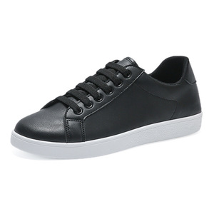 Chaussures décontractées classiques pour hommes adultes, petites chaussures blanches, amortissantes, antidérapantes, pour la marche quotidienne, chaussures de sport à lacets souples - Product Image 1