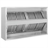 Penghisap Asap Dapur Hotel Range Hood dengan Casing Stainless Steel 201/304, Penghisap Asap Kompor untuk Dapur
