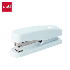 Deli E0402F # <span class=keywords><strong>Grapadora</strong></span> # 25 hojas, 24/6 y 26/6 # Base Giratoria Antideslizante con Ranura para Uñas y Apertura de Ángulo Amplio para Seguimiento - Product Image 1