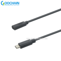 Câble d'extension USB-C personnalisé, type C mâle vers femelle, câble de transfert de données à charge rapide pour ordinateur portable, téléphone, tablette