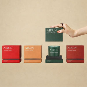 Vela Aromática Personalizada AIKUN en Taza de Cerámica con Cera de Soya Natural para Regalo de Boda y Decoración del Hogar - Product Image 2