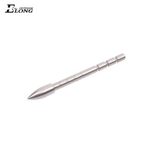 Pointes de flèche en acier inoxydable personnalisées ID4.2mm Pointes de flèche Bullet Tips 100-120gr Tir à l'arc Cible Pointe de flèche détachable - Product Image 2