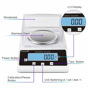 <span class=keywords><strong>Balance</strong></span> <span class=keywords><strong>de</strong></span> <span class=keywords><strong>précision</strong></span> électronique <span class=keywords><strong>de</strong></span> haute <span class=keywords><strong>précision</strong></span> 600g <span class=keywords><strong>de</strong></span> capacité 0.01g <span class=keywords><strong>Balance</strong></span> <span class=keywords><strong>de</strong></span> <span class=keywords><strong>cuisine</strong></span> numérique avec casserole en acier inoxydable - Product Image 3