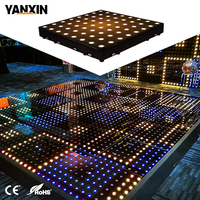Pista de Baile Iluminada para Eventos, 64 Píxeles LED, Piso de Baile con Espejo Infinito 3D, Iluminación para Escenarios, Pista de Baile Magnética LED para Bodas