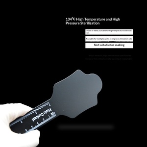 <span class=keywords><strong>Planche</strong></span> de fond noir à contraste photo manuelle autoclavable en acier dentaire de qualité supérieure - Product Image 6