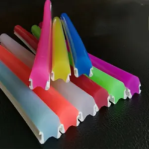 Saf silikon led neon flex şerit 12v 6mm 8mm silikon neon flex ışıkları ayrı neon şerit