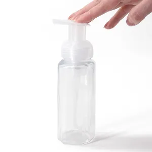 Foaming Bottle 30ml 50ml 100ml 150ml 200ml 250ml PET Cosmetic Liquid Soap Dispenser With Foam Pump Bottle