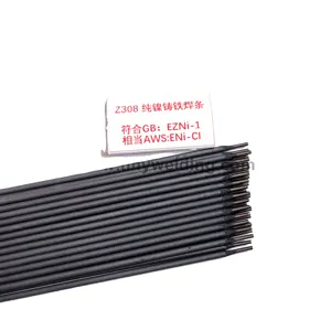 Eletrodo de soldagem GB EZNi-1 ferro fundido eletrodo Z308 Z408 Z508 níquel puro eletrodo
