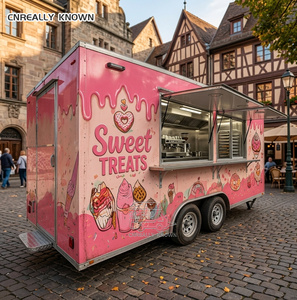 Remorque de boulangerie en acier inoxydable, camion de restauration mobile pour bubble tea, kiosque à café certifié DOT - Product Image 5