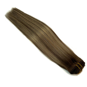 人毛クリップインエクステンション卸売格安バラヤージュカラー人毛 - Product Image 3