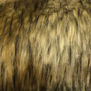 Top quality imitation raccoon fake fur long pile acrylic material faux fur for fur collar shoe