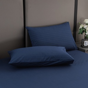2025 Best Selling Luxury 95% Cotton Personalized Grounding <b>Pillowcase</b> 5% Silver Fiber Embroidered Designs for Home Hotel - Product Image 1