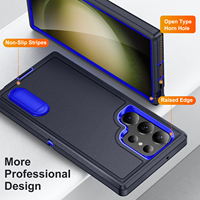 Nouvelle coque de téléphone hybride 3 en 1 pour Samsung S23 S24 S25 S26 Ultra, coque arrière