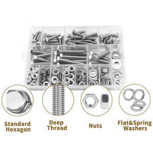 Manufacturing Custom Wholesale Metal Stainless Steel Carbon Steel <strong>Zinc</strong> Plated Plain Black <strong>Oxide</strong> Hex Bolt Nut - Product Image 3