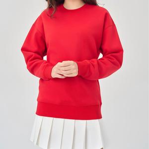 Jersey transpirable de mezcla de algodón básico unisex, Sudadera estampada con cuello redondo y hombros caídos, manga larga, Otoño/Invierno, Primavera - Product Image 1