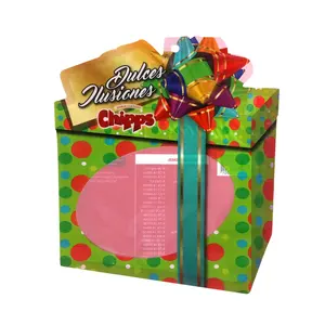 투명 플라스틱 가방 포장 플라스틱 쿠키 사탕 달콤한 과자 스낵 식품 포장 크리스마스 선물 가방