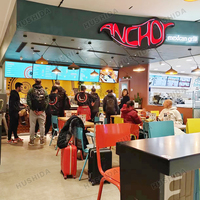 32 "43" 49 "55" signalisation numérique panneau d'affichage de restauration rapide restaurants lecteur à travers le panneau de menu écran de menu publicitaire