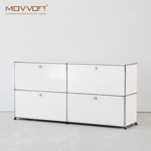 Moderne 4 Türen Design kombinieren Metall Edelstahl Lagerung modularen Weins chrank für Wohnzimmer Schlafzimmer - Product Image 2