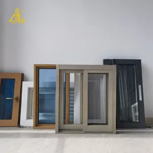 6000serial aluminium windows white powder coating, prefabricated windows and doors