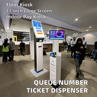 Système de gestion des files d'attente pour clients bancaires/hospitaliers/cliniques avec distributeur de tickets et fonction SDK